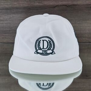 Danzy x Revolve Hat Tennis Cap White Green Logo Preppy Sporty Minimalist Classic